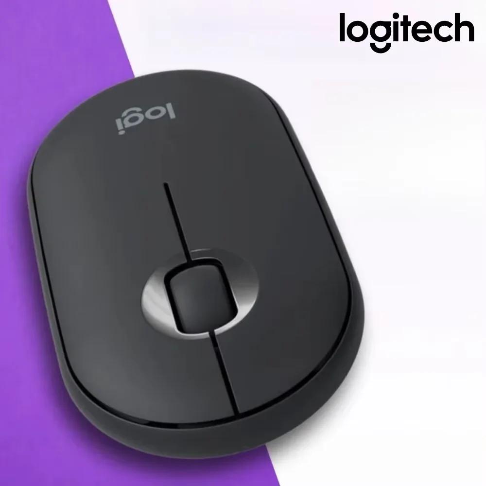 Logicool PEBBLE MOUSE2 ماوس بلوتوث لاسلكي، 4000 نقطة في البوصة مريح للاستخدام المكتبي لون الجرافيت #4