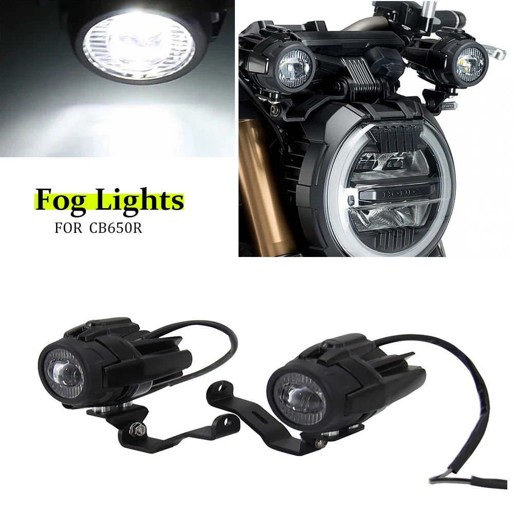 

CB 650R CB650 R Motorcycle Accessories Fog Lights FOR Honda CB650R CB 650 R 2019 2020 LED Auxiliary Fog Light Driving Lamp