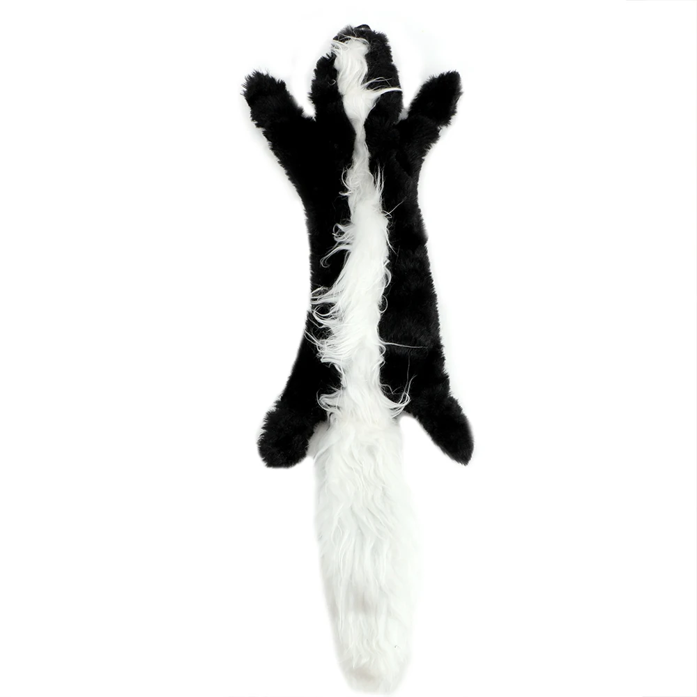 Squirrel Raccoon Fox Skunk Animal Plush Toy New Cute Plush Toys Squeaky Whistling Involved Squirrel Dog Toys Squeak Pet