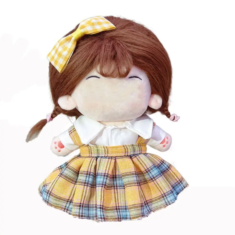 20CM Doll Clothes Multicolor Doll Accessories Miniature Dress Suit Changing Dressing Game Cosplay Headband Princess Dress Set