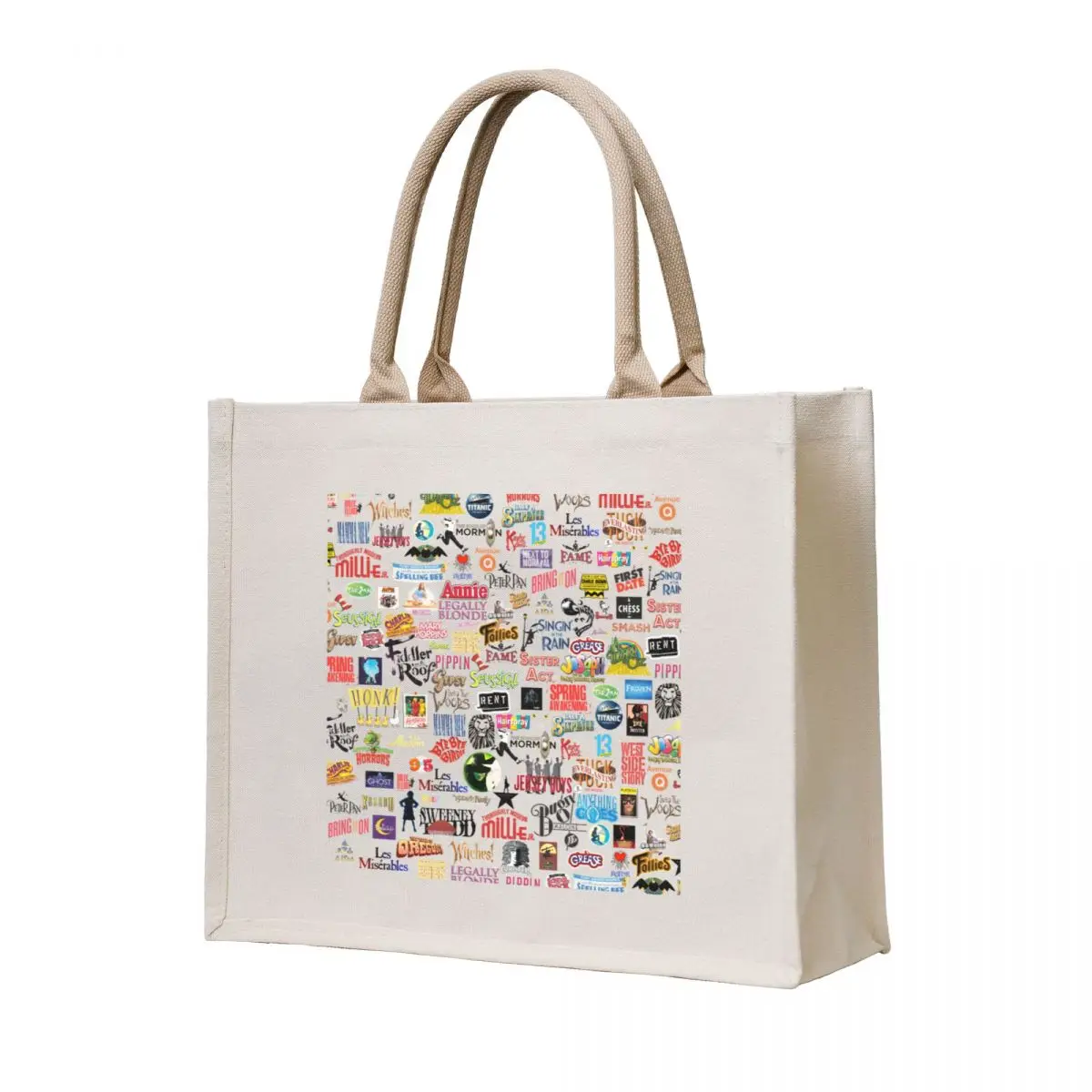 

Musical Logos Tote Bag hand bag Shopper bag canvas bags foldable reusable