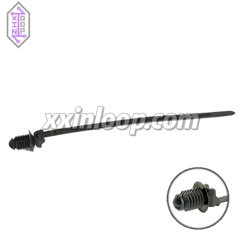 157‐00280 Кабельная стяжка с круглым отверстием Fir Tree, 170 мм, 4,7 мм, с диском, отверстие до 45 мм, панель 8,8-9,2 мм