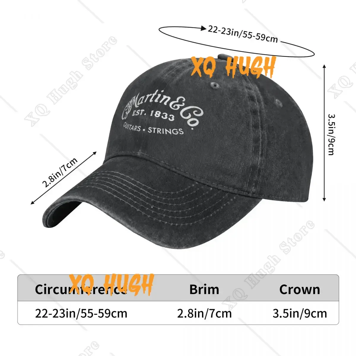 Martin Guitars Logo Merchandise 2023 A Baseball Cap