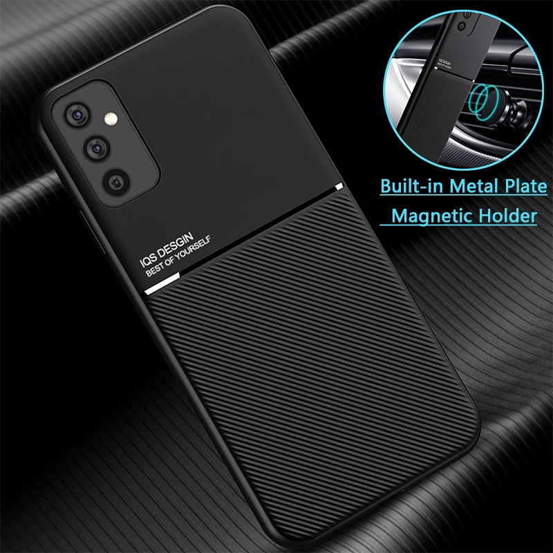 For Samsung M52 5G Case Leather Car Magnetic Holder Phone Case For Sumsung Galaxy M52 2021 M 52 52M 6.5'' Shockproof Back Cover