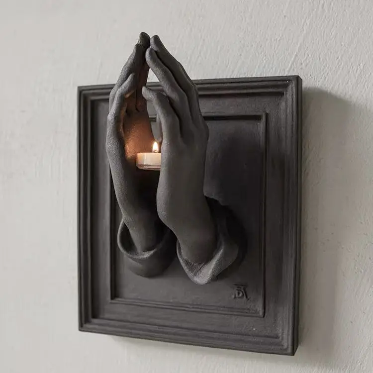 Creative Prayer Handmade Art Aromatherapy Candlestick Pendant Three-dimensional Advanced Ornaments
