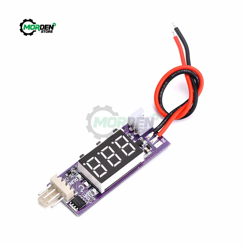 DC12V Four Wire PWM Fan Speed Controller Governor Driver Temperature Digital Display Supports Internal Fan Shutdown Power Supply