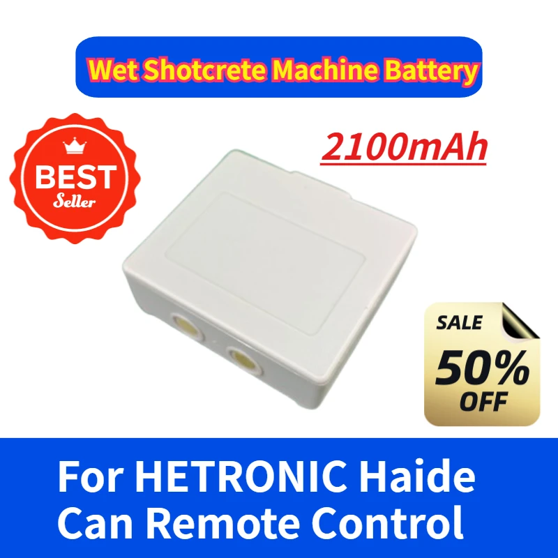 

Аккумулятор для машины для влажного шоттона для пульта дистанционного управления HETRONIC Haide Can 2100 мАч