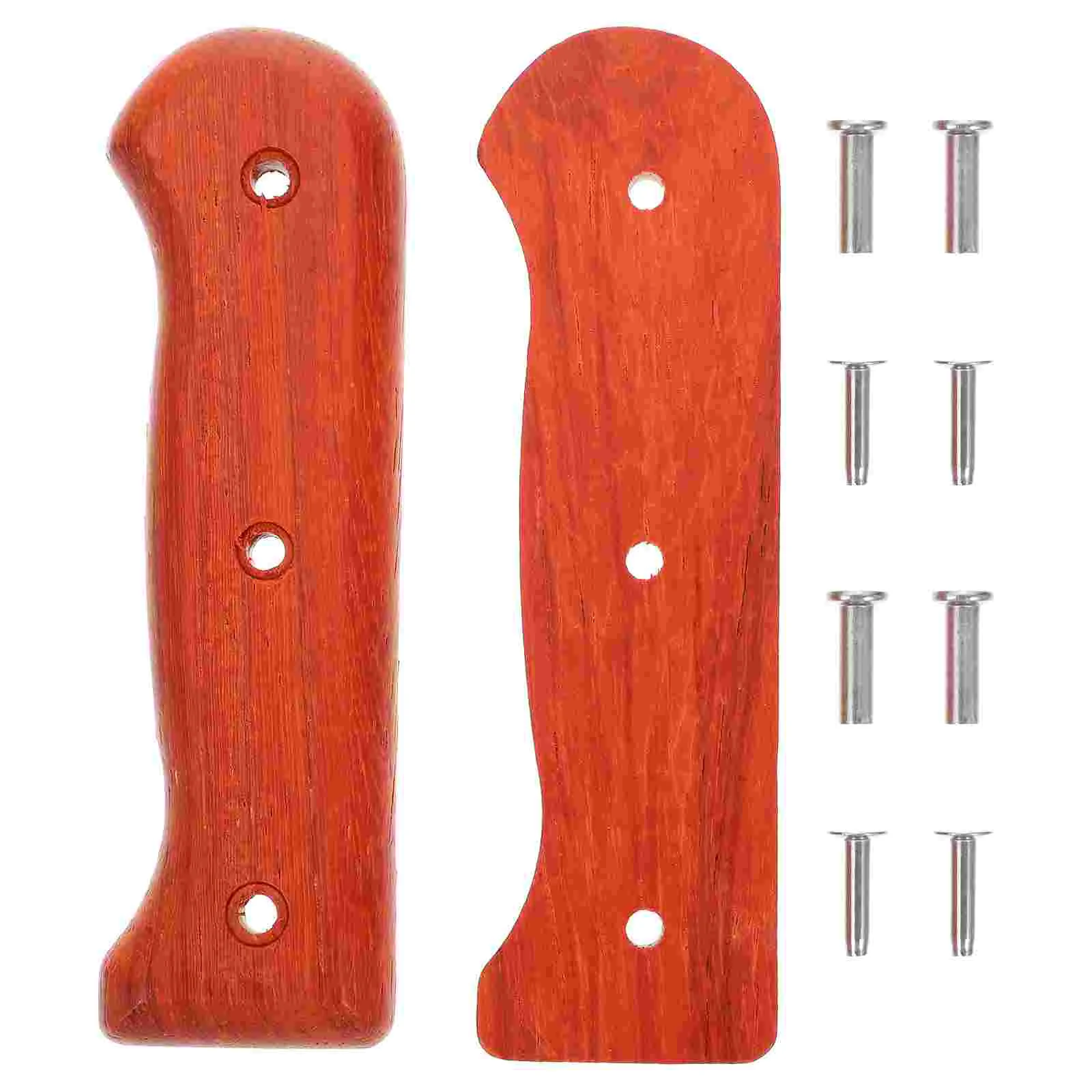 Kitchen Knife Handle Hobby Handles Tool Rivets Tools Grip Wood Knifes Replaceable Wooden Scale