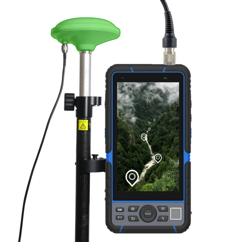 HUGEROCK G60N IP67 antiurto Sdk disponibile robusto pda rtd gnss gps surveying equipment mobile android grade 4g rtd antenna