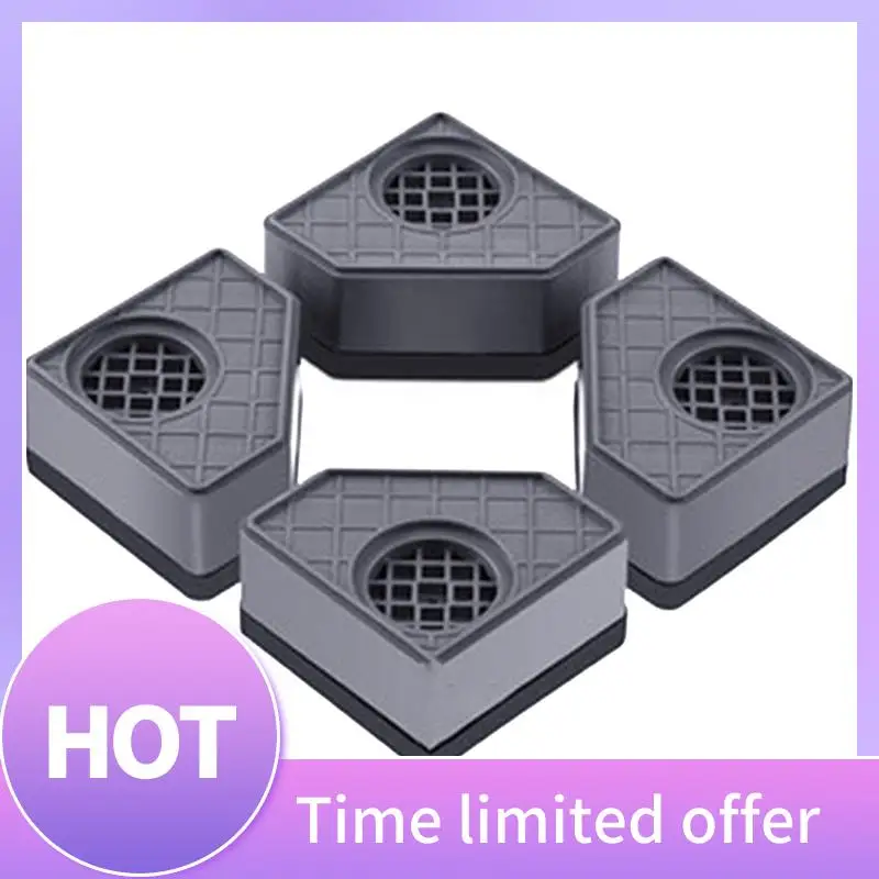 

B69C Anti Vibration Pad For Washing Machine Washer Dryer Pedestals Wearing Square Rubber Foot Pads Pedestals