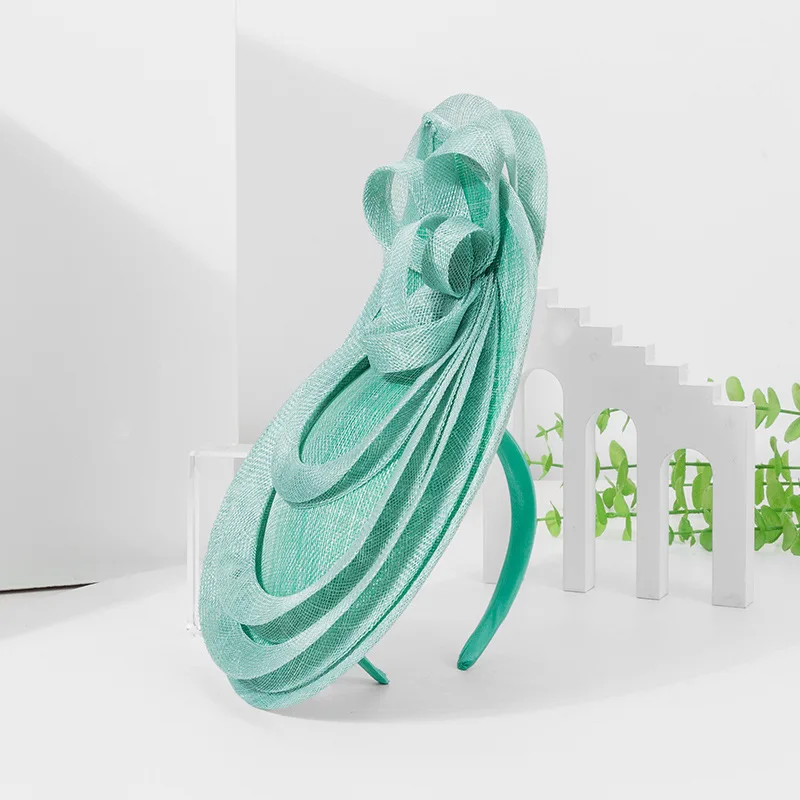 

Новая элегантная сетчатая шляпа-волшебница, женский головной убор Royal Ascot, повязка на голову, коктейльные аксессуары для волос, женский церковный чародей дерби