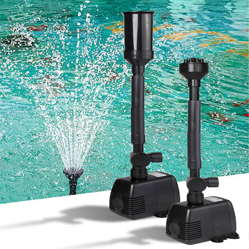 Fountain Pump Nozzle Set Adjustable Height Waterfall Sprinkler Spray Heads For Submersible Pump Garden Fountain Pump