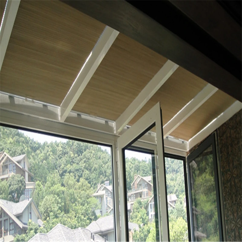 European Style Honeycomb Shade Curtains / Horizontal Blinds for Sun Room