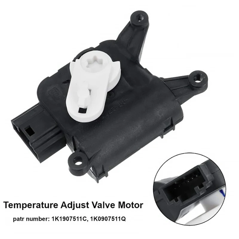 Automobile Temperature Control Valve 5 Pin Motor Servo Motor for Golf Jetta MK5 MK6 Touran Audi-A3 Q3 TT 1K1907511C