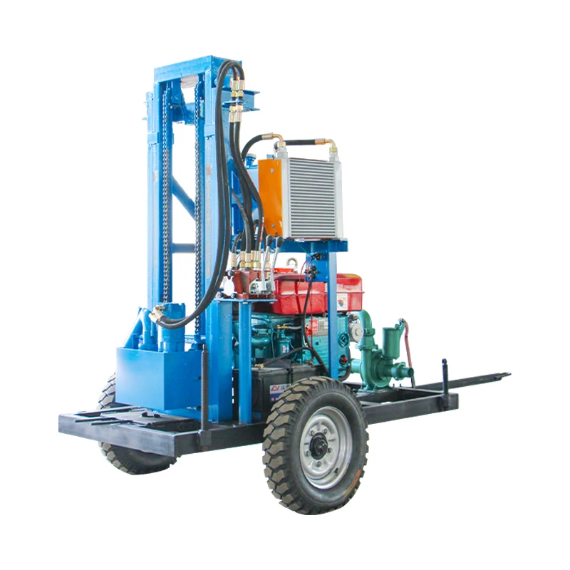 Water Well Drilling Rig Hydraulic Well Drilling Rig 22HP 28HP Water Well Drilling Rig