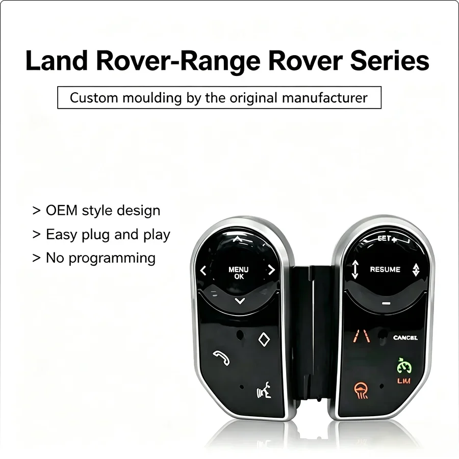 for Range Rover Vogue L405 Sport L494 Car Steering Wheel Buttons  for Land Rover Discovery 5 Style Keys Touch Button