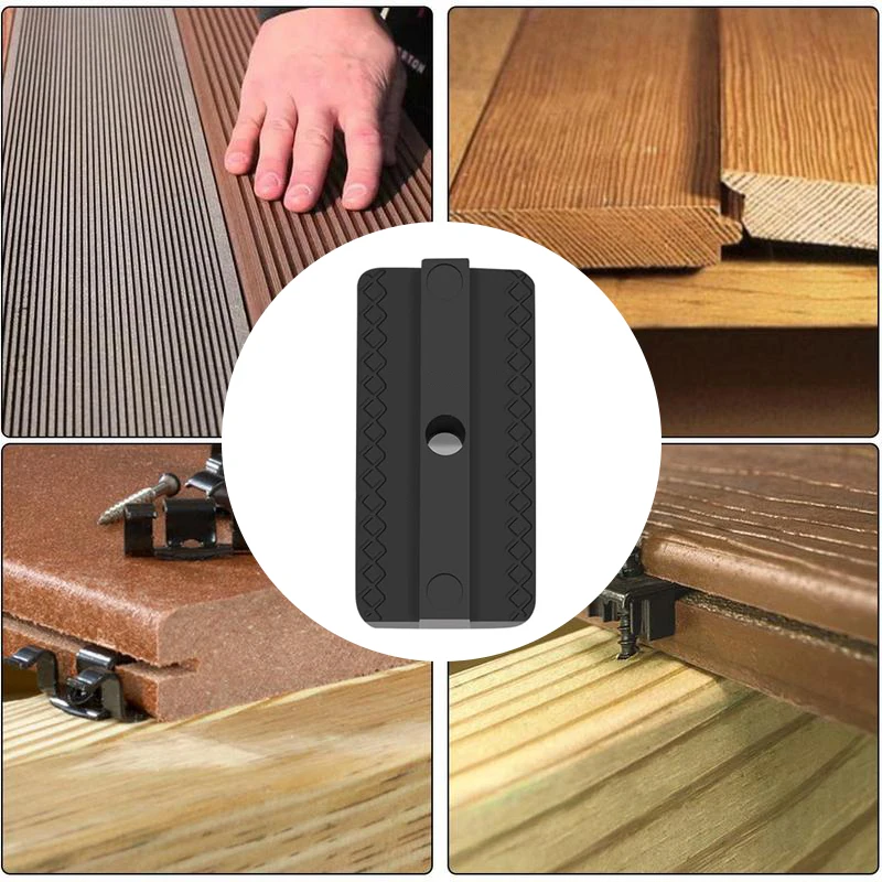 100 Pcs Outdoor Eco-wood Decking Fasteners Easy To Assemble Plastic PP Fasteners Composite Materials Flooring Accessories