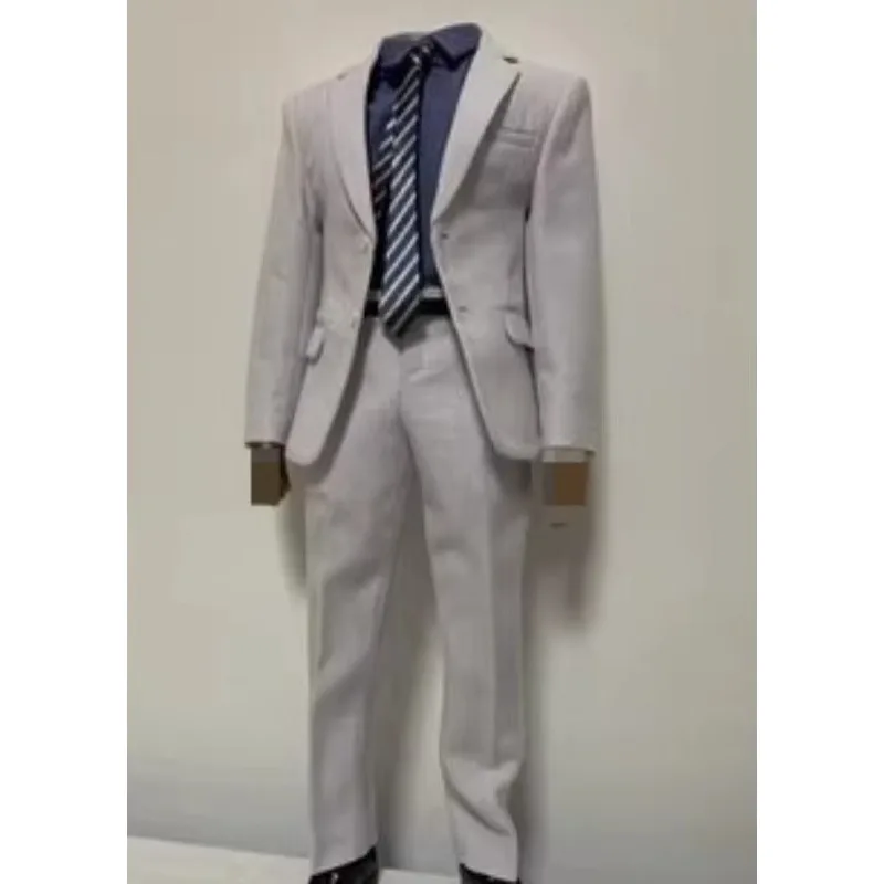 Figurki akcji w skali 1/6 Biały ślubny garnitur Płaszcz Koszula Krawat Pasek Spodnie Buty Zestaw lalek dla 12-calowego żołnierza Zwykłe ciało