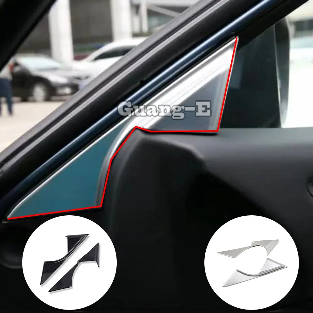 

For Mazda6 Mazda 6 Atenza 2014 2015 2016 2017 2018 2019 A Column Audio Speak Window Windshield Side Triangle Trim Sticker Frame