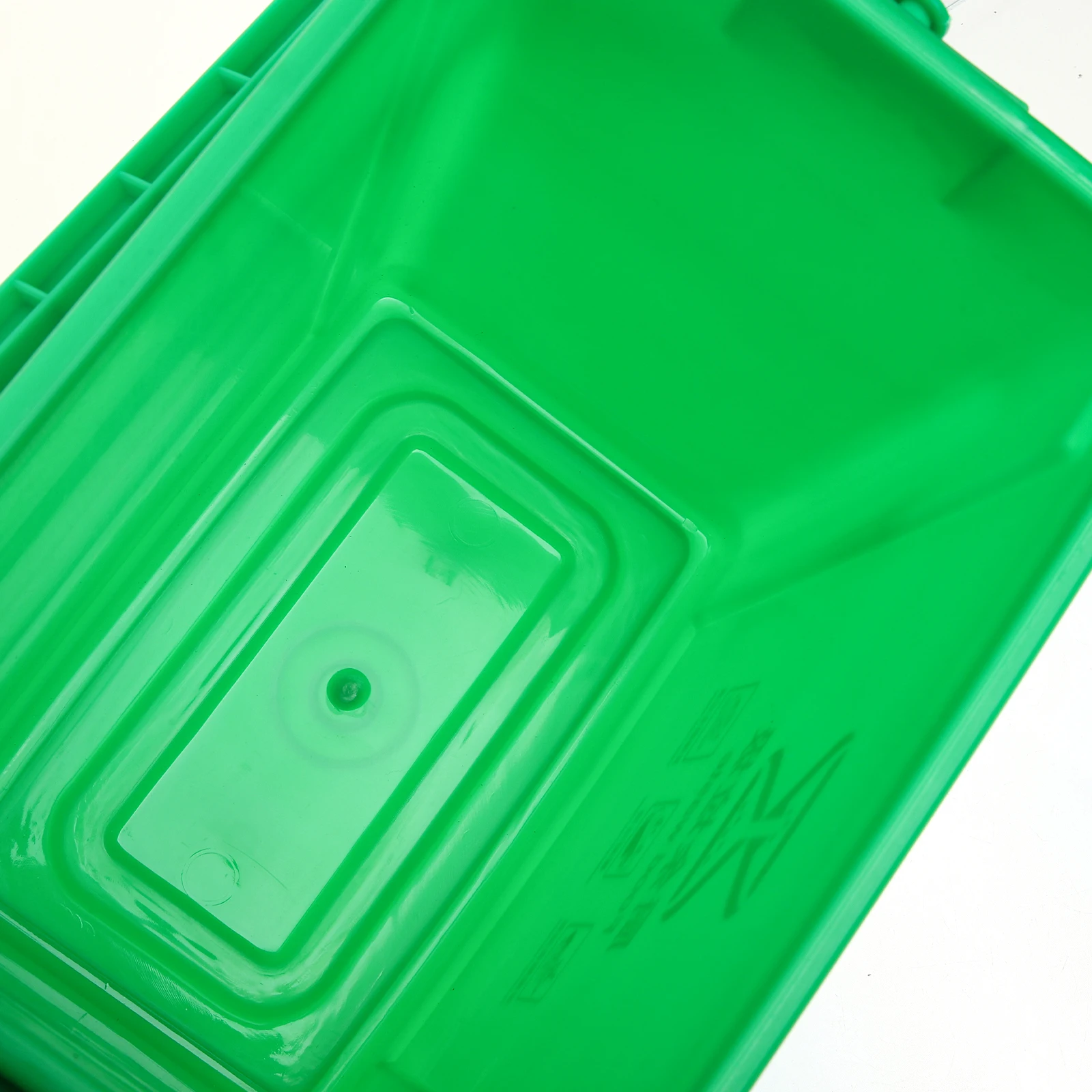

10L Green Square Trash Can with Lid for Kitchen Home Office Restaurant Plastic Garbage Bucket Compost Bin Recycling Waste