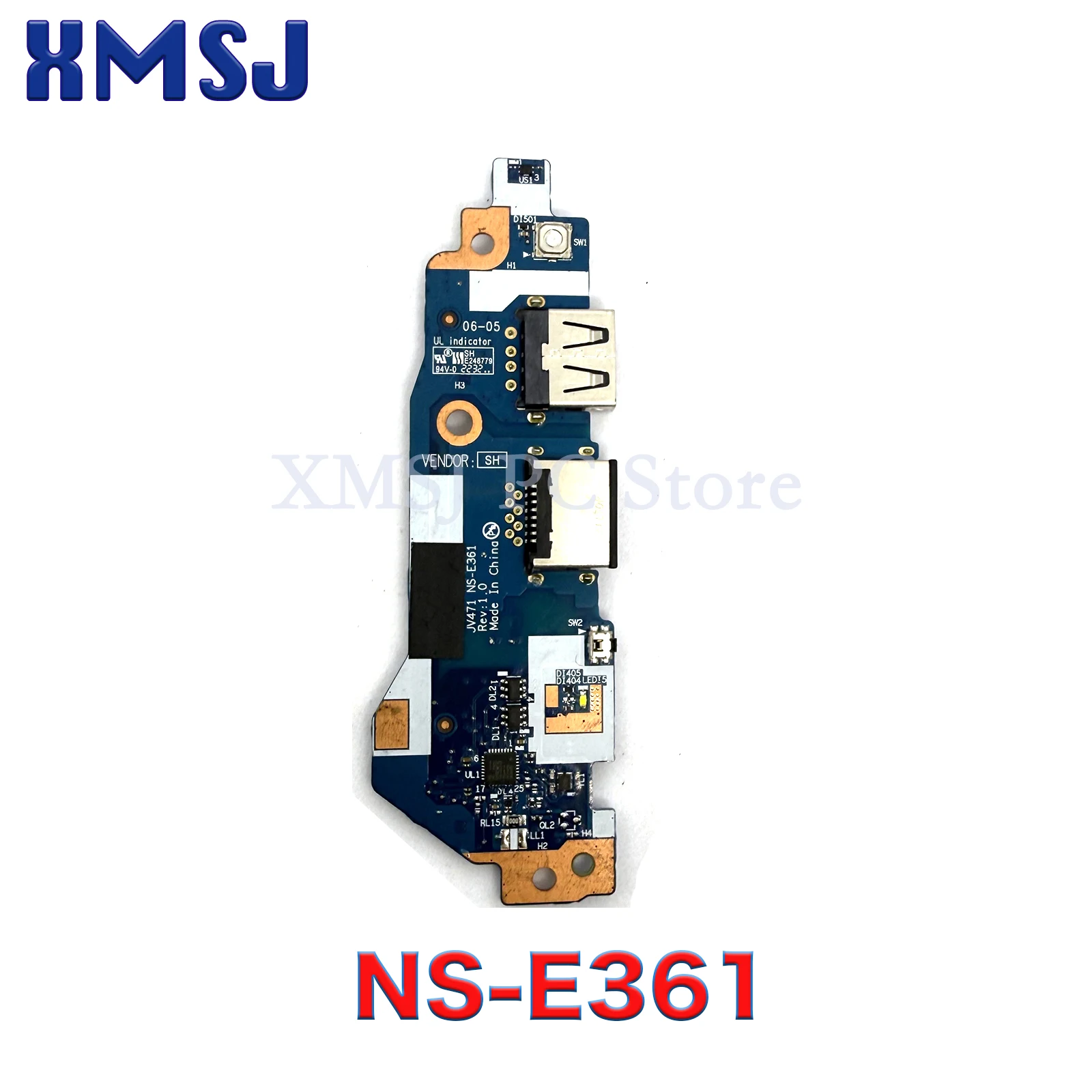 

For Lenovo V14 G3-IAP USB WLAN ETHERNET POWER BUTTON BOARD NS-E361 100% Tested Fast Ship