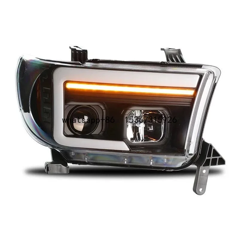 Faro LED modificado  nuevo estilo, señal  giro DRL  alta calidad, acuado para faros  montaje Toyota Tundra 2007-2013