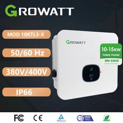 Growatt MOD 10KTL3-X On Grid Dual MPPT Three Phase DC AC 10kw 12kw 13kw 15kw European version Solar Inverter
