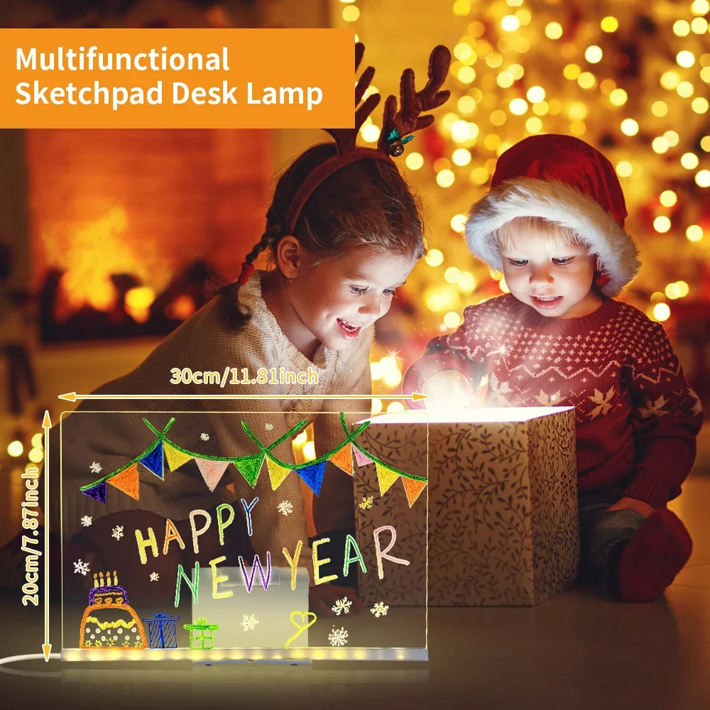 Creative LED Night Light & Drawing Pad - A Unique Gift for Birthdays, Christmas, & More