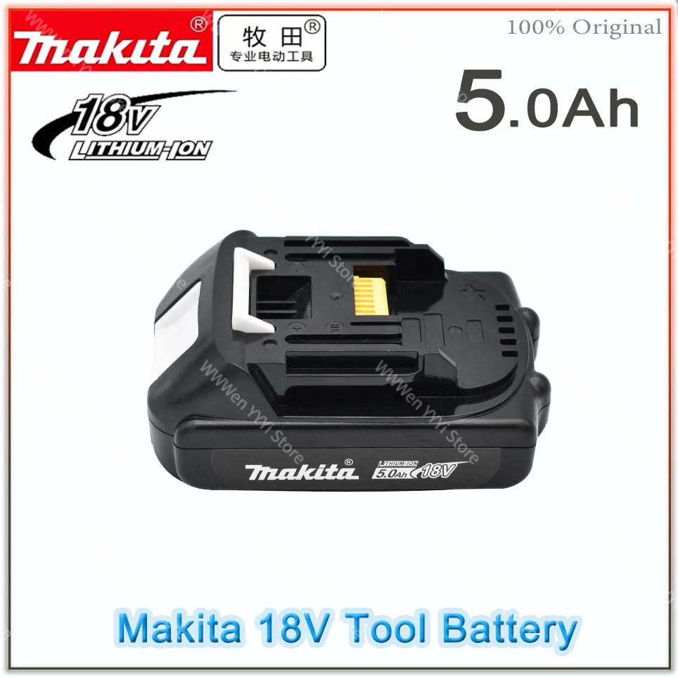 makita 18V Battery 5000mAh Rechargeable Li-ion Replacement Makita Handheld Electric Drill Power Tools BL1850 BL1830 BL1840 5.0Ah