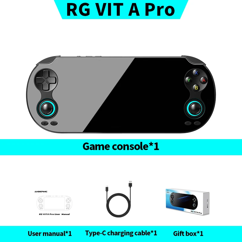 ANBERNIC RG VITA pro Handheld Game Console IPS Touchscreen 5000mAh Video Gaming Player AI Streaming Compatible RixelHK image 3