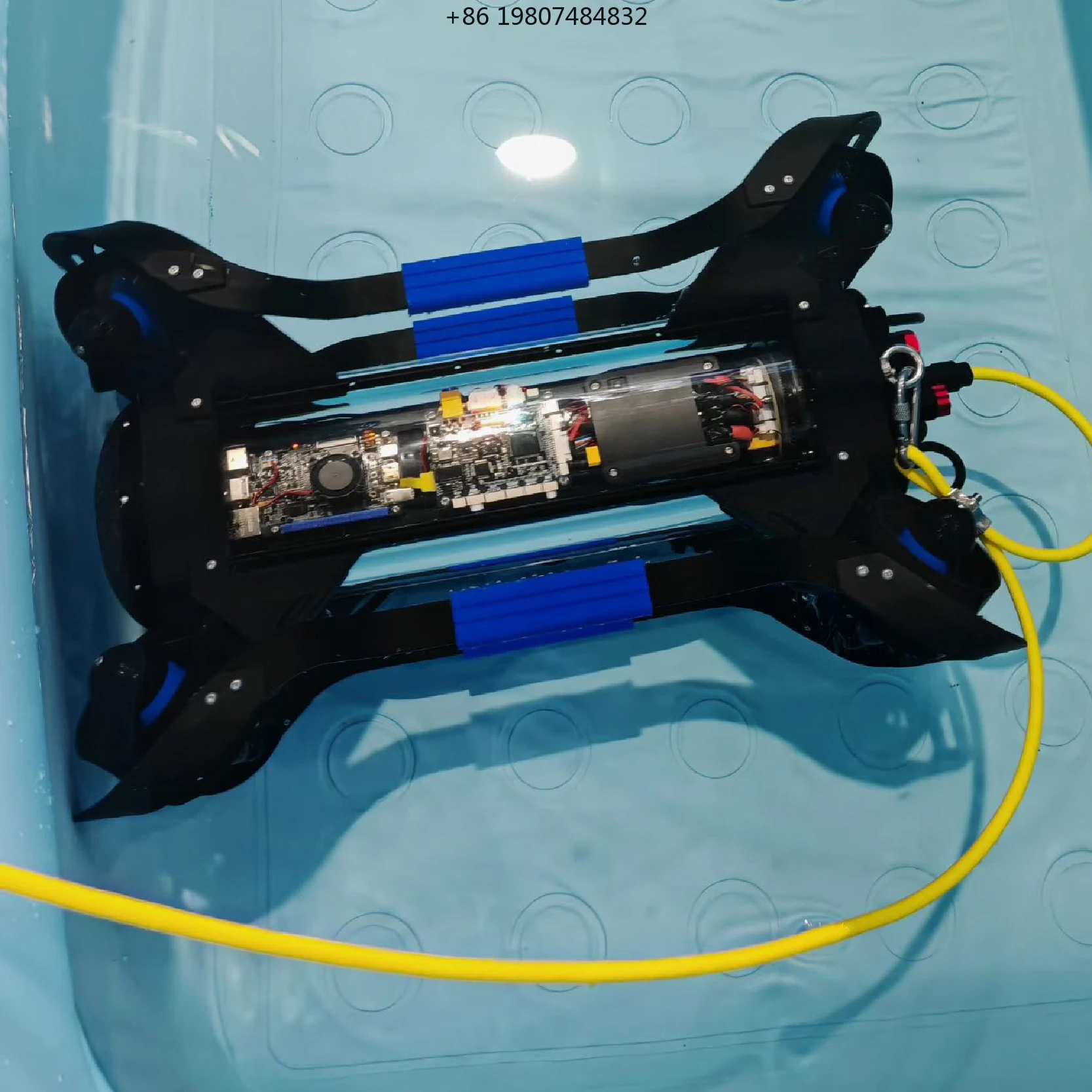 Hovering for Precise Inspection8-Propeller Underwater ROV with Dynamic Depth Control & Stable