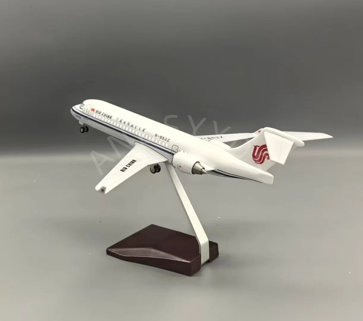 

1:100 Scale Aircraft Model 34cm Air China Airlines C909 Simulated Civil Passenger Model Resin Diecast Airplane With Led Light