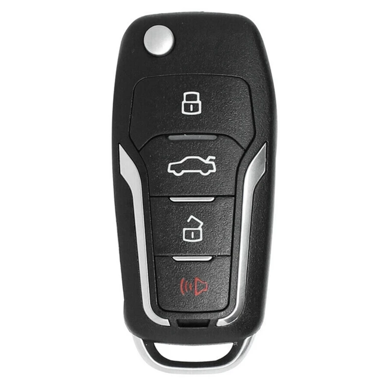 1 Piece For Xhorse XKFO01EN Car Remote Key Car Remote Smart Key Fob Flip 4 Button For Ford Style For VVDI Key Tool