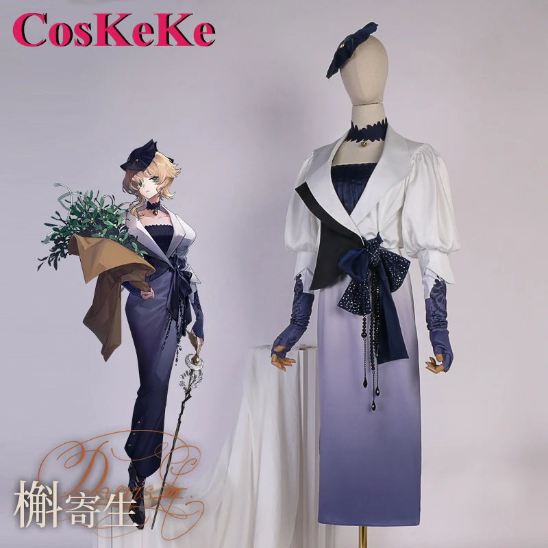 CosKeKe Druvis Ⅲ Cosplay Anime Game Reverse:1999 Costume Sweet Elegant Formal Dress Halloween Party Role Play Clothing XS-XL New