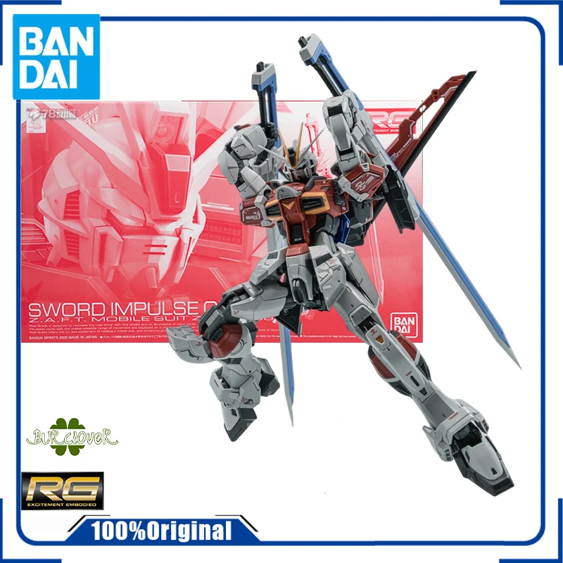 

Bandai Original RG Web Limited ZGMF-X56S/β Sword Impulse Gundam Anime Action Figure Assembly Model Toys Gifts For Children