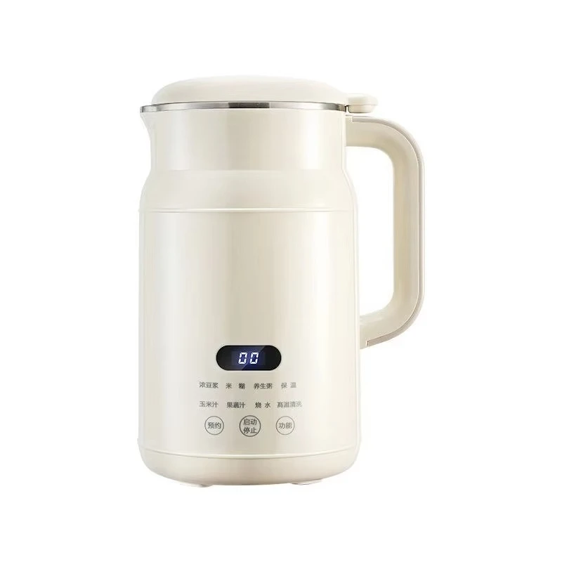Full-Automatic Household Multifunctional Mini Soybean Milk Machine Filter-Free Wall-Breaking Model Heat Preservation