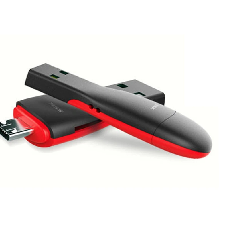 SSK SCRS600 TF OTG Card Reader Mobile Phones and Computers Dual-Use Card Reader Compatible with Android, PC, Tablet Series