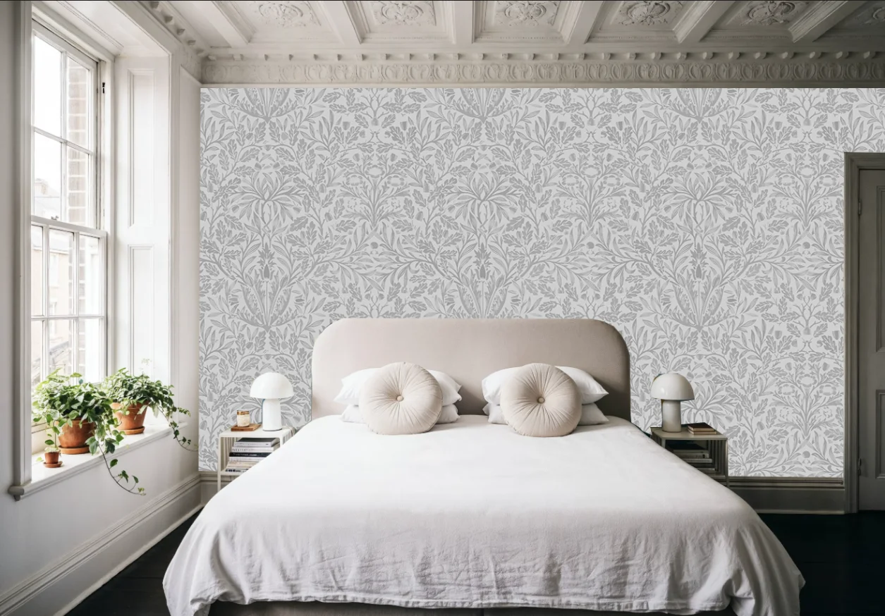 Customized murals, countryside wild grass leaves, flat wallpaper, home decoration, full house covered with murals 3d wallpaper