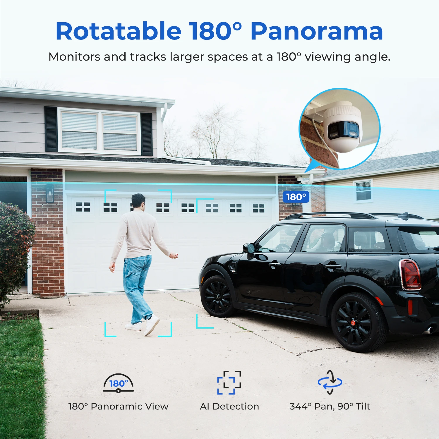 IMILAB EC6 Panorama WiFi-bevei - Home Security Camera Xiaomi Mi 360 recensie en prijs