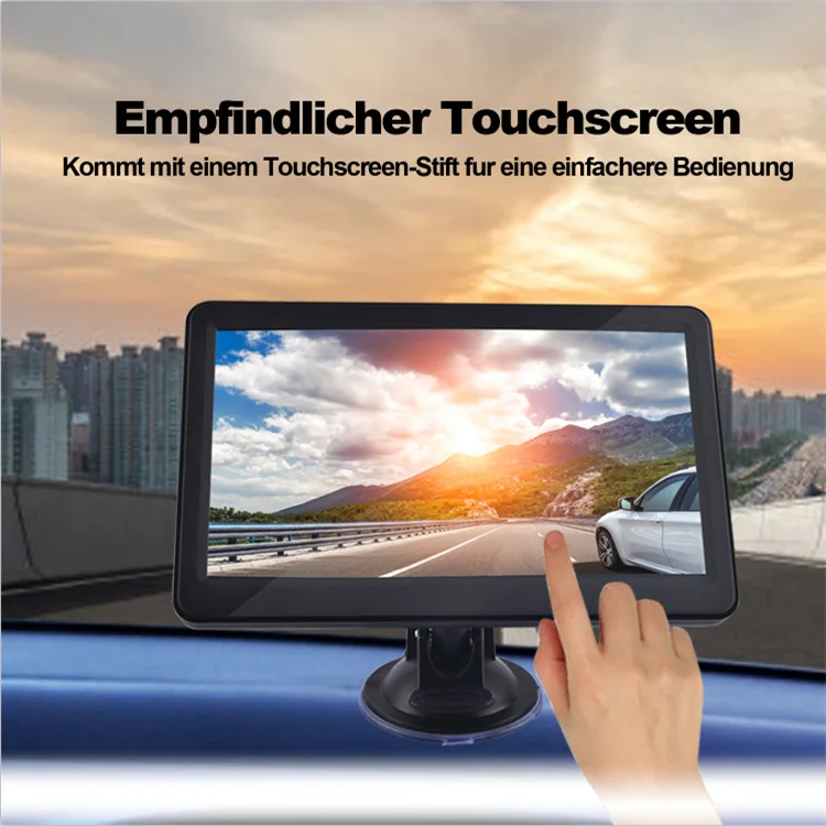 7-inch GPS navigation system, car mounted convenient navigation system, high-definition large screen