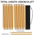 2Pcs Gold 4.3M