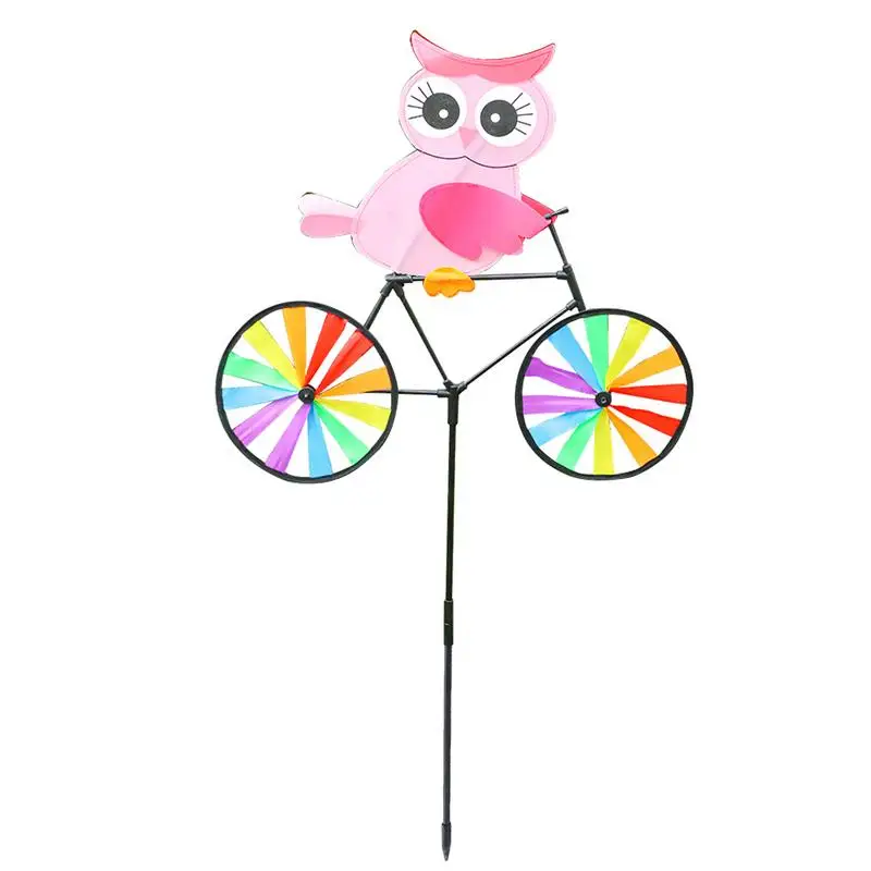 

Bicycle Wind Spinner Animal Bicycle Wind Spinner Lovely Animal Riding Bicycle Wind Spinners For Yard Outdoor Art Villa Garden