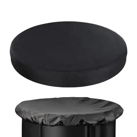 차가운 목욕 커버 방진 차가운 욕조 욕조 뚜껑 절연 얼음 플 런지 커버 접이식 얼음 목욕 커버 휴대용 뚜껑은 물 내부에 유지됩니다.