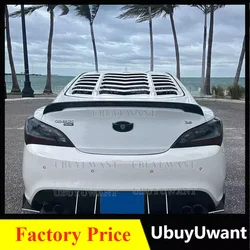 For Hyundai Genesis Coupe spoiler 2009 2010 2011 2012 2013 year glossy carbon fiber/FRP rear wing spoiler accessories