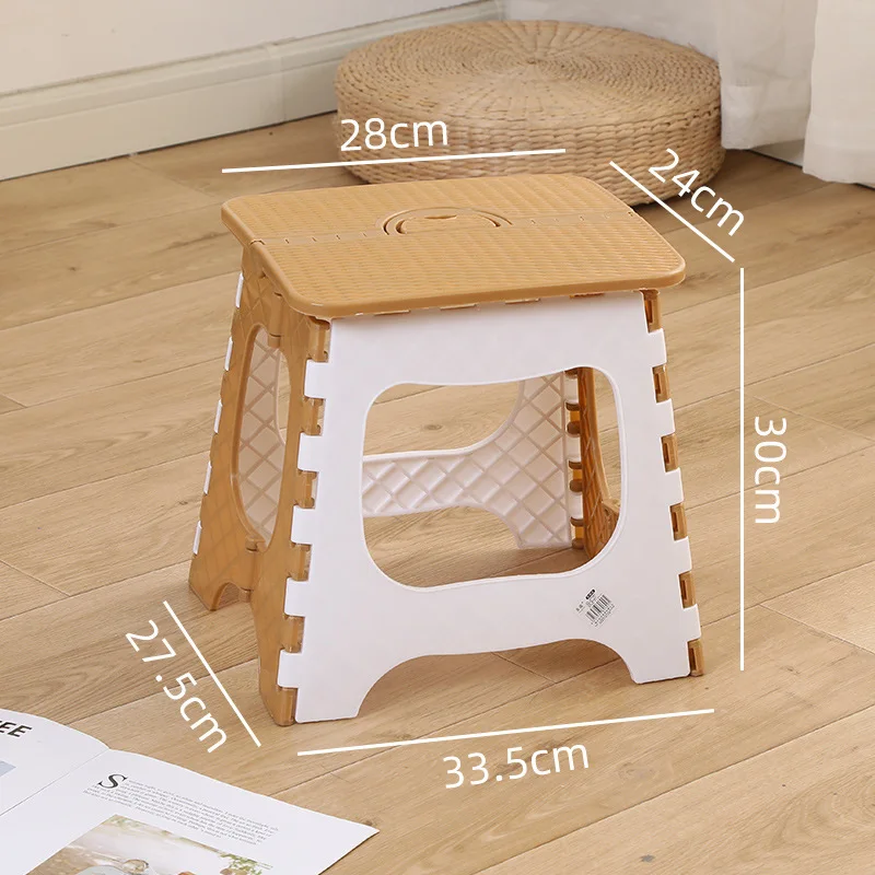 0433 Plastic Folding Stool Portable Outdoor Plastic Fishing Stool Bench