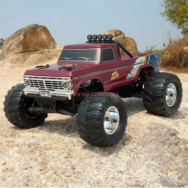 FMS 1/10 Fmt F100 عالية السرعة شاحنة كبيرة الإطارات Rc التحكم عن بعد نموذج سيارة الدفع الرباعي عالية السرعة على الطرق الوعرة اللعب RTR