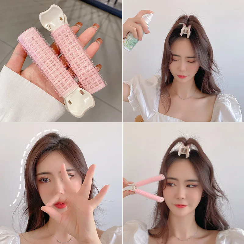 

Hair fluffy artifact hairpin hair root cranium top head setting forehead bangs curling iron seamless fixing clip