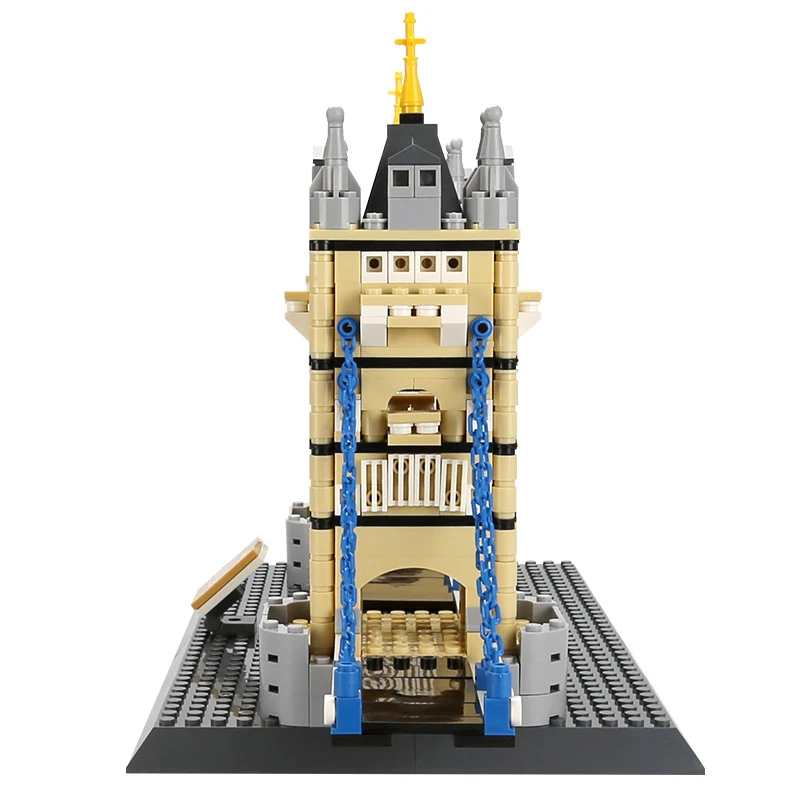 969PCS The Tower Bridge Of London Building Blocks World Famous Architecture Bricks City Street View Toys Birthday Gifts For Kids