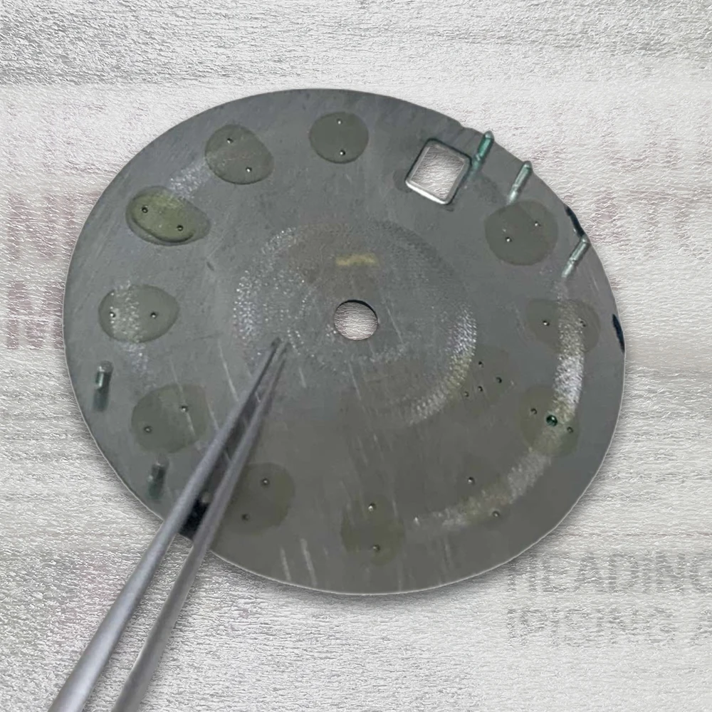 28.5mm G S 로고 다이얼, 햇빛 다이얼, NH35, NH36, 4R, 7S 무브먼트, 발광 하이 퀄리티 시계 수정 액세서리