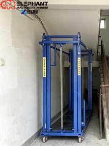 Fast Assembly Heavy Duty Electric Lifting Scaffold 2-15m 500kg Max Load Motor Powered For Building Construction